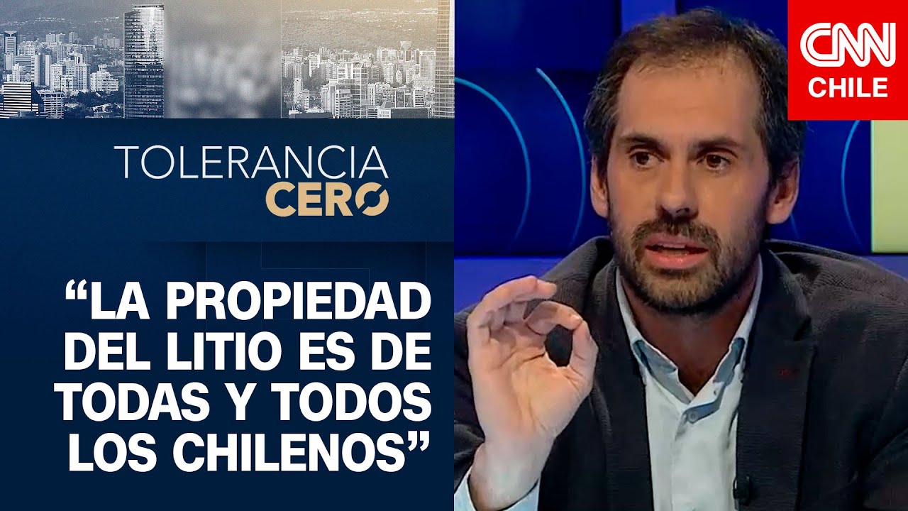 Nicolás Grau, ministro de Economía, explica la Estrategia Nacional del Litio | Tolerancia Cero