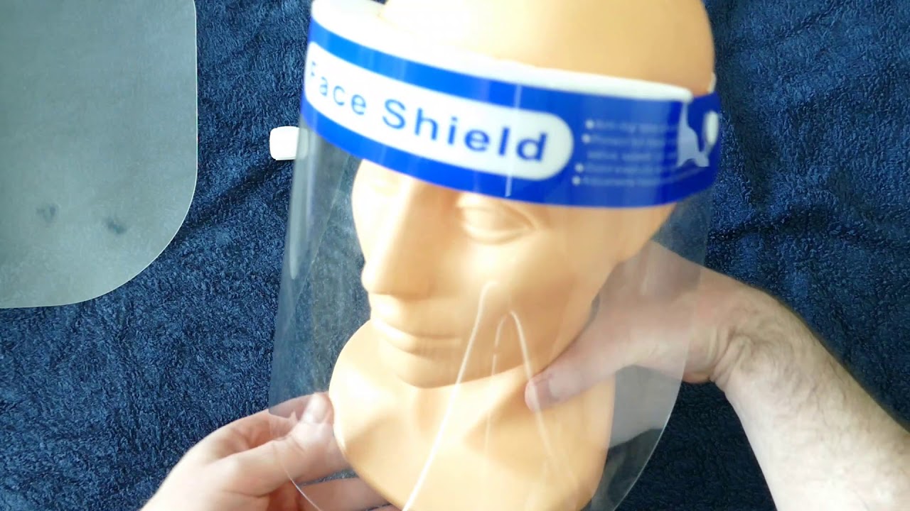 Bayi Full Face Shield/Visor Assembly: How To Stick On The Sponge/Foam And Remove The Film