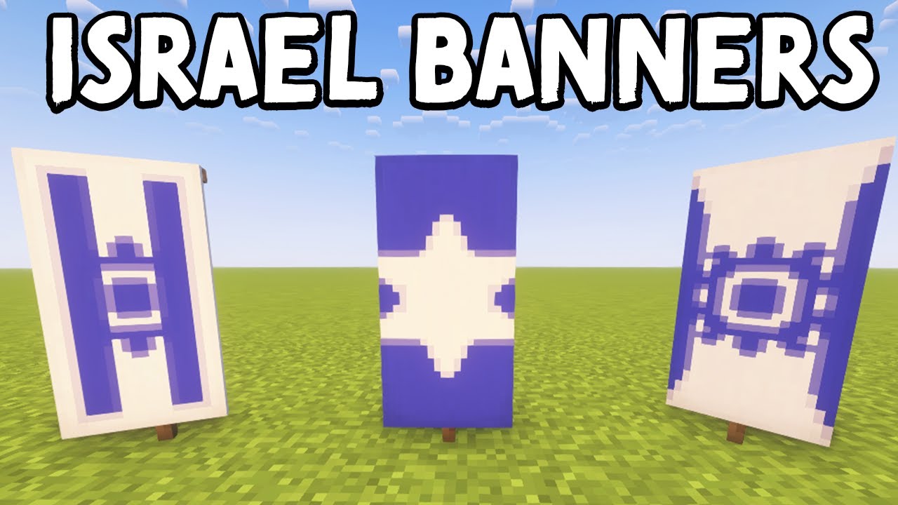 Israel Flag Minecraft Tutorial
