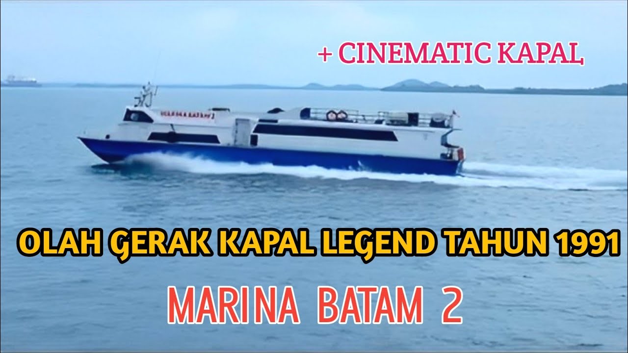Olah Gerak Kapal Marina Batam 2 Di Pelabuhan Tanjung Batu Kundur Menunju Batam