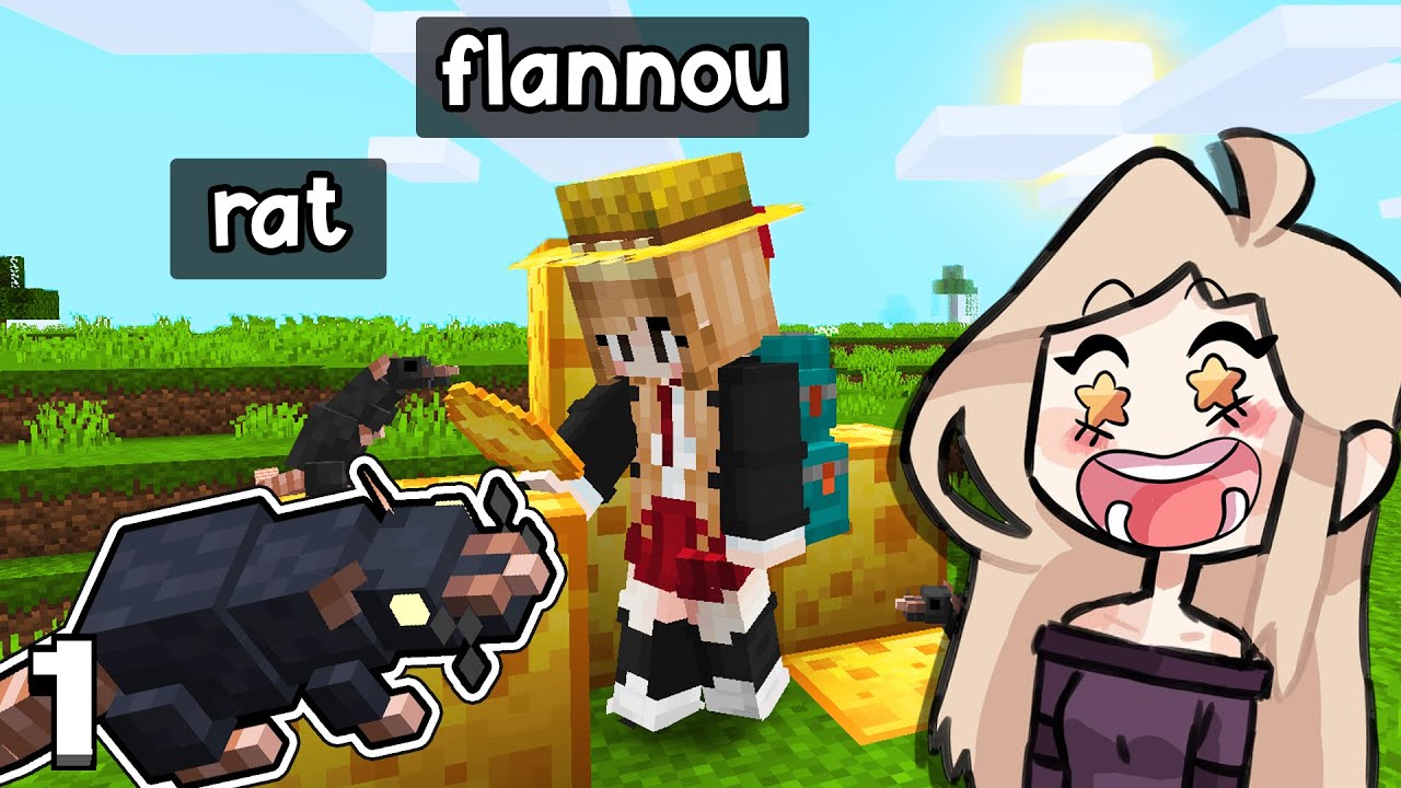 Je dois SURVIVRE Grâce aux RATS dans Minecraft... !?? EP 1
