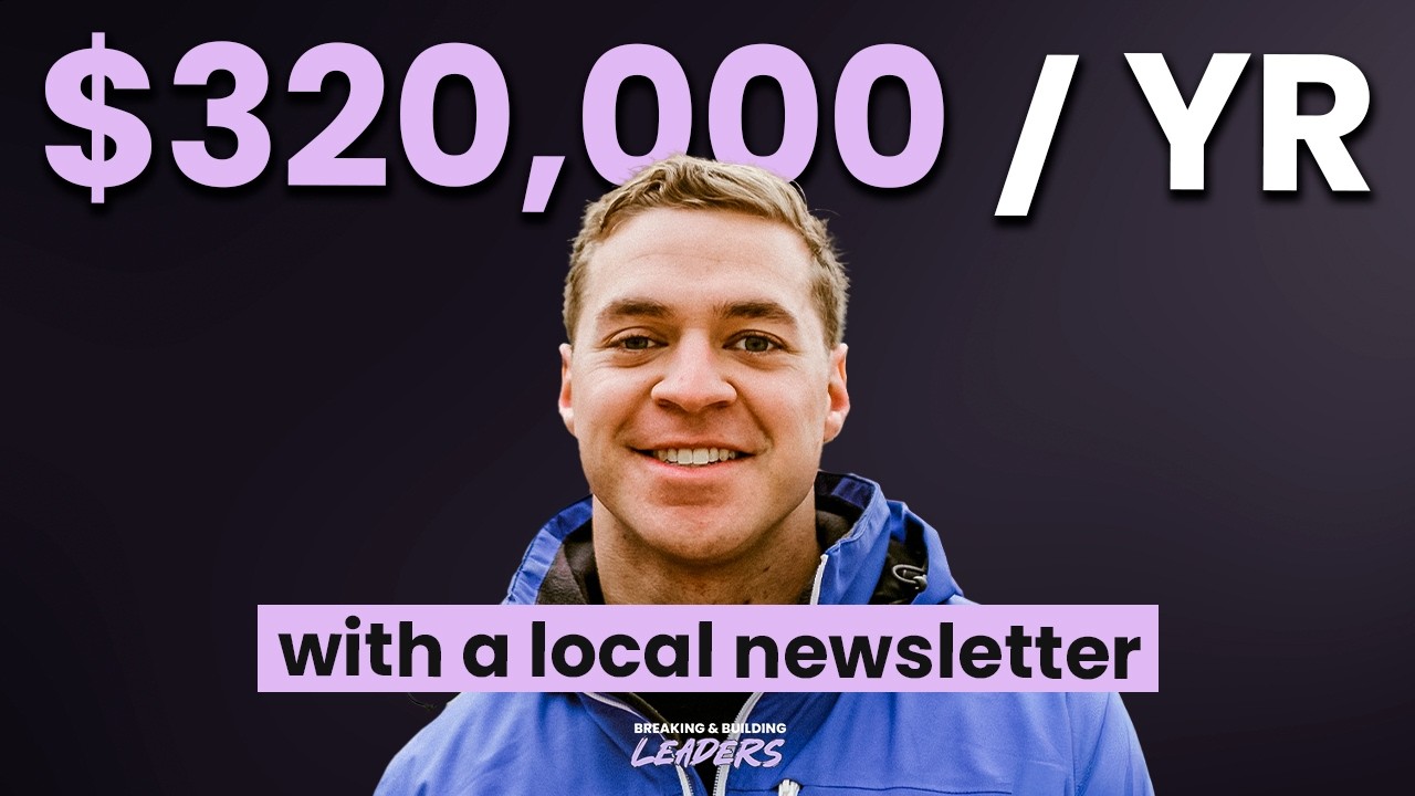 The Man That Built The #1 Local Newsletter Brand Making $320K/YR In a Small Town