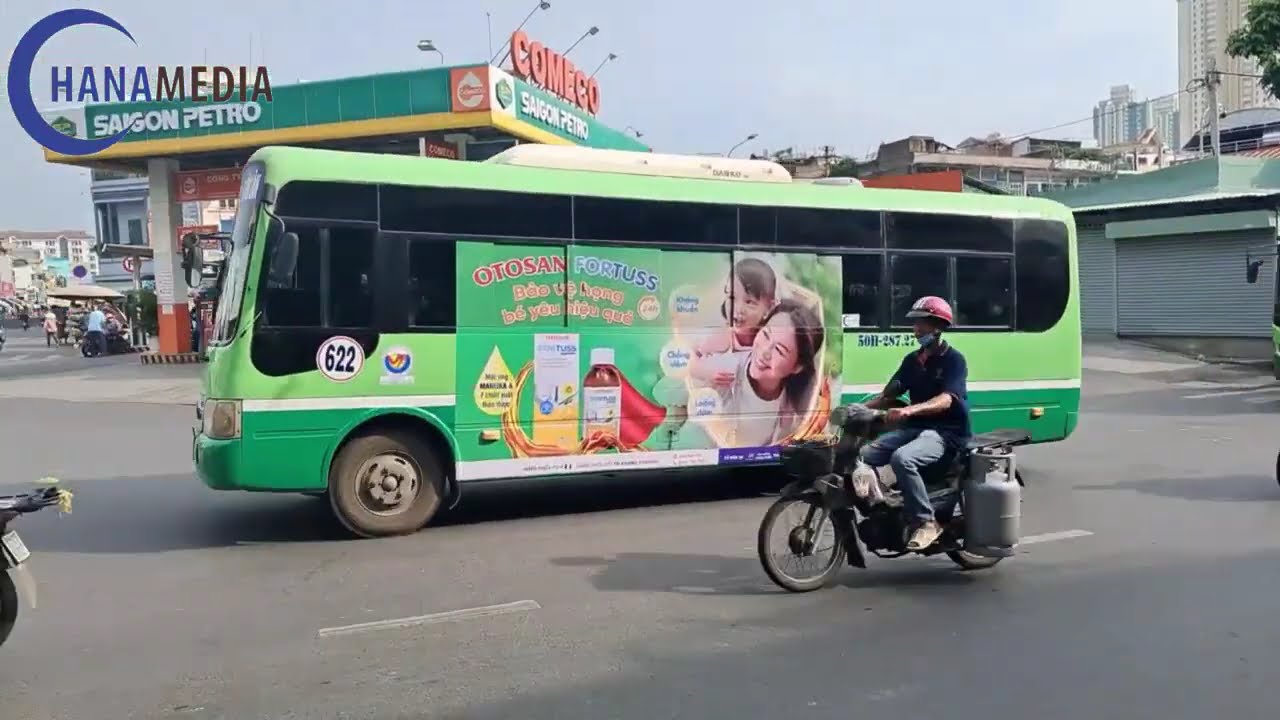 HANA MEDIA x TRÍ KHANG PHARMA | Dự án quảng cáo xe bus nhãn hàng OTOSAN