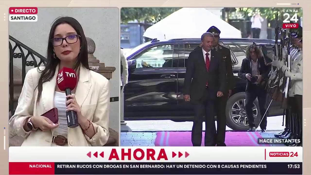 AHORA | LLEGA PDTE. KAST A LA MONEDA TRAS SU GIRA POR EL NORTE