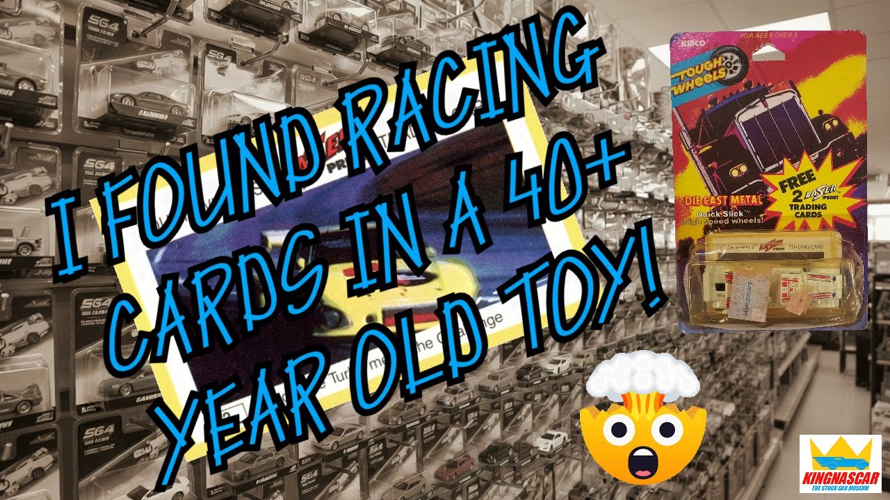 @kingnascar разбирает игрушки старше 40 лет в поисках гоночных карточек Kidco Tough Wheels 1982 г...