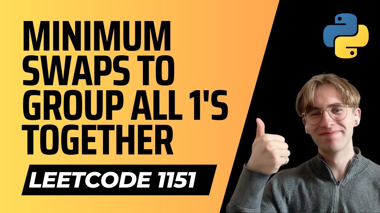 1151. Minimum Swaps to Group All 1's Together - LeetCode Python Solution