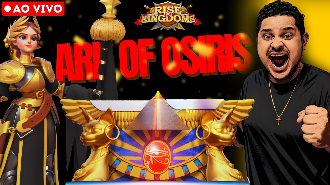🟡LIVE | ARCA DE OSÍRIS ESTA INSANA KD #3695 | RISE OF KINGDOMS | MarquesRok