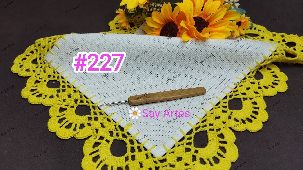 #227 Puntilla  para tus servilletas que te encantará | Say Artes