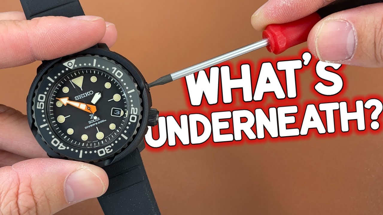 REMOVING the SHROUD from my SEIKO TUNA Black Series! (SNE577P1) | Wearable without it?