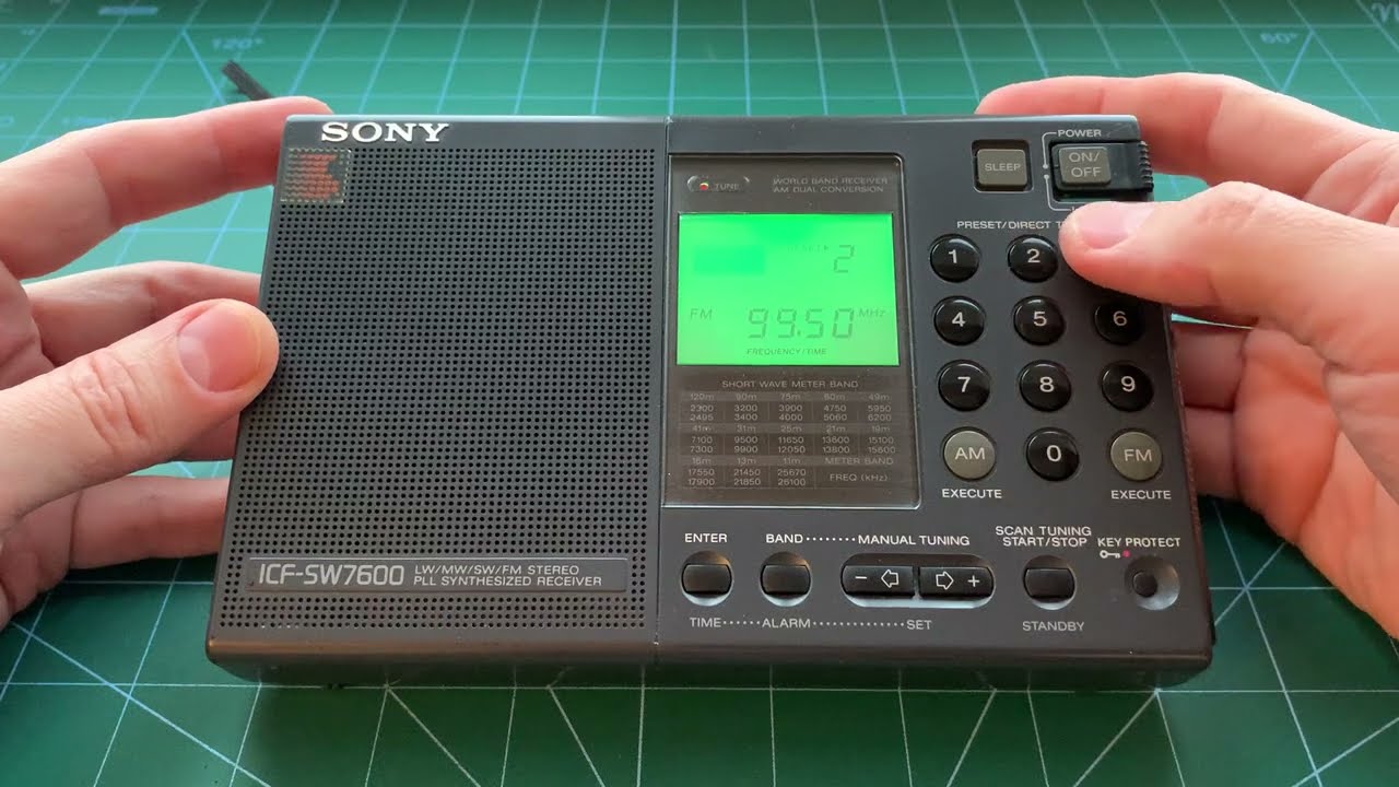 Sony ICF-SW7600  после реставрации / after restoration