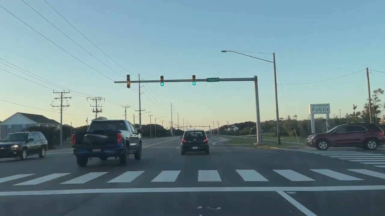 Driving POV: Outer Banks -- Nags Head to Rodanthe