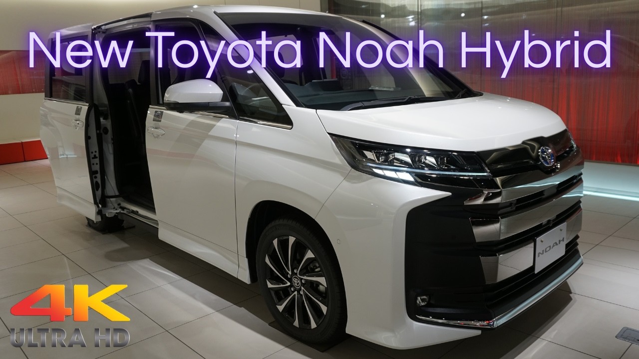 新型トヨタノアハイブリッド 2026年モデルホワイトパール - NEW 2026 TOYOTA NOAH Hybrid S-Z White - New Toyota Noah Hybrid 2026