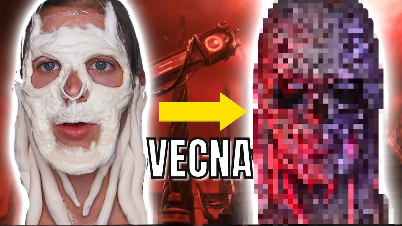TURNING INTO VECNA STRANGER THINGS! **Makeup Challenge**