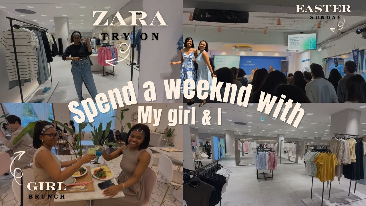 Easter Weekend in Korea | Brunch, Church, Chill Series Nights & Fellowship w/ Nompilo | Weekend Vlog