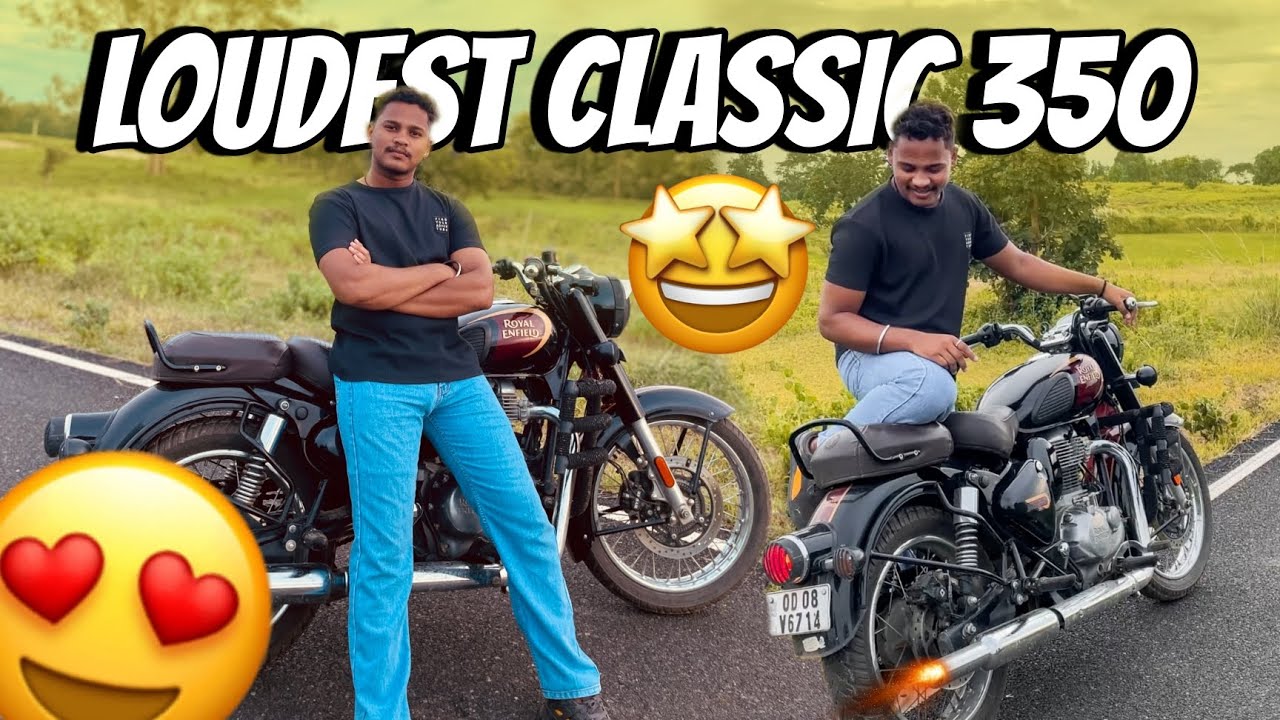 Most Loudest Classic 350 😮| Hk Indori Silencer 💥| Bullet Motovlog 😍