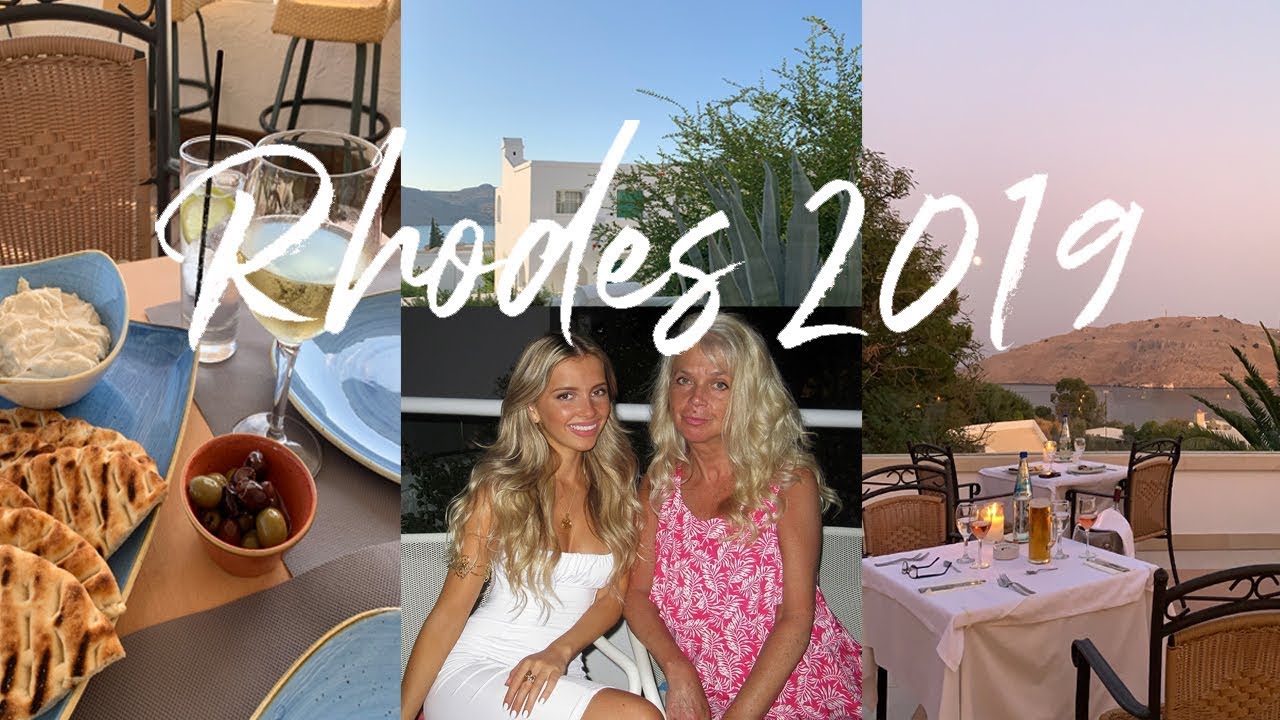 RHODES 2019 VLOG! HOLIDAY WITH MY MUM! 👭💕