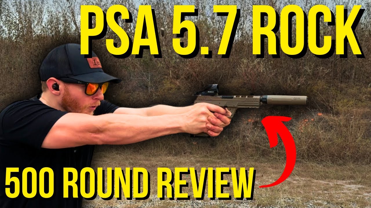Are Expensive Bullets Reliable, in a Budget Pistol? - PSA 5.7 Rock - 500 Round Test