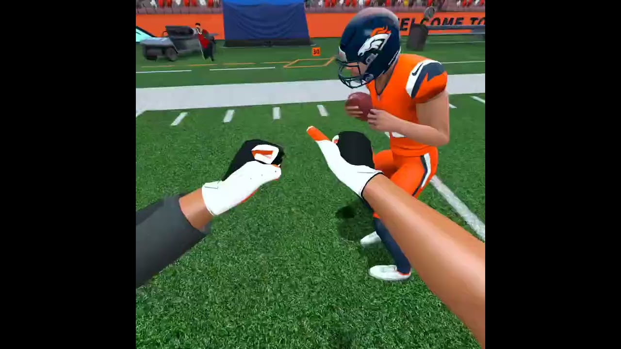 Playing the broncos in football 