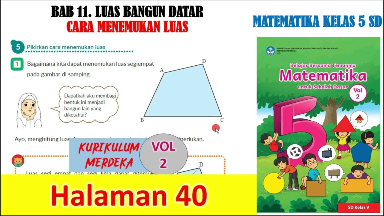 Matematika Kelas 5 SD Kurikulum Merdeka Vol 2 Bab 11 Hal 40