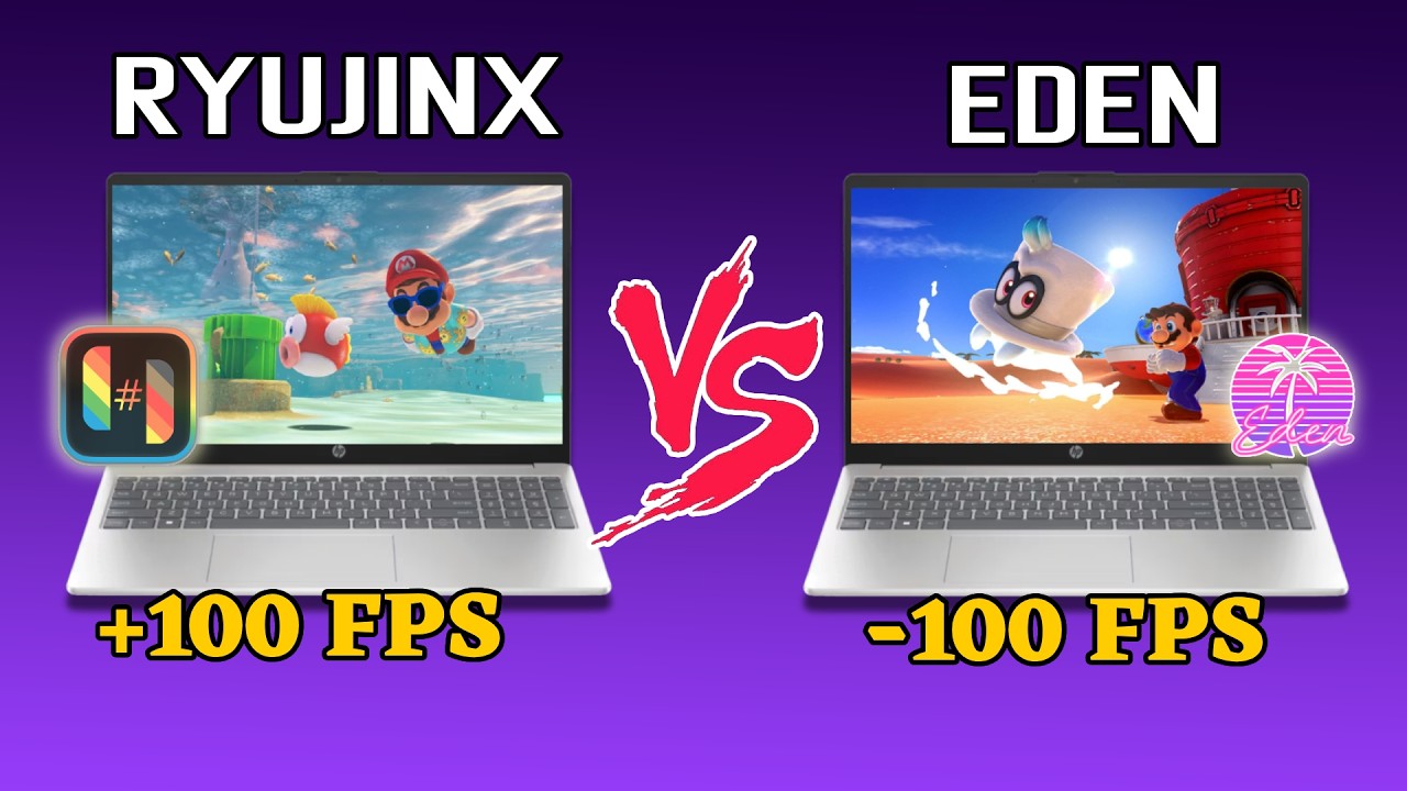 Ryujinx vs Eden 🔥 (El Mejor Emulador de Switch 2025) QRD Spark N5