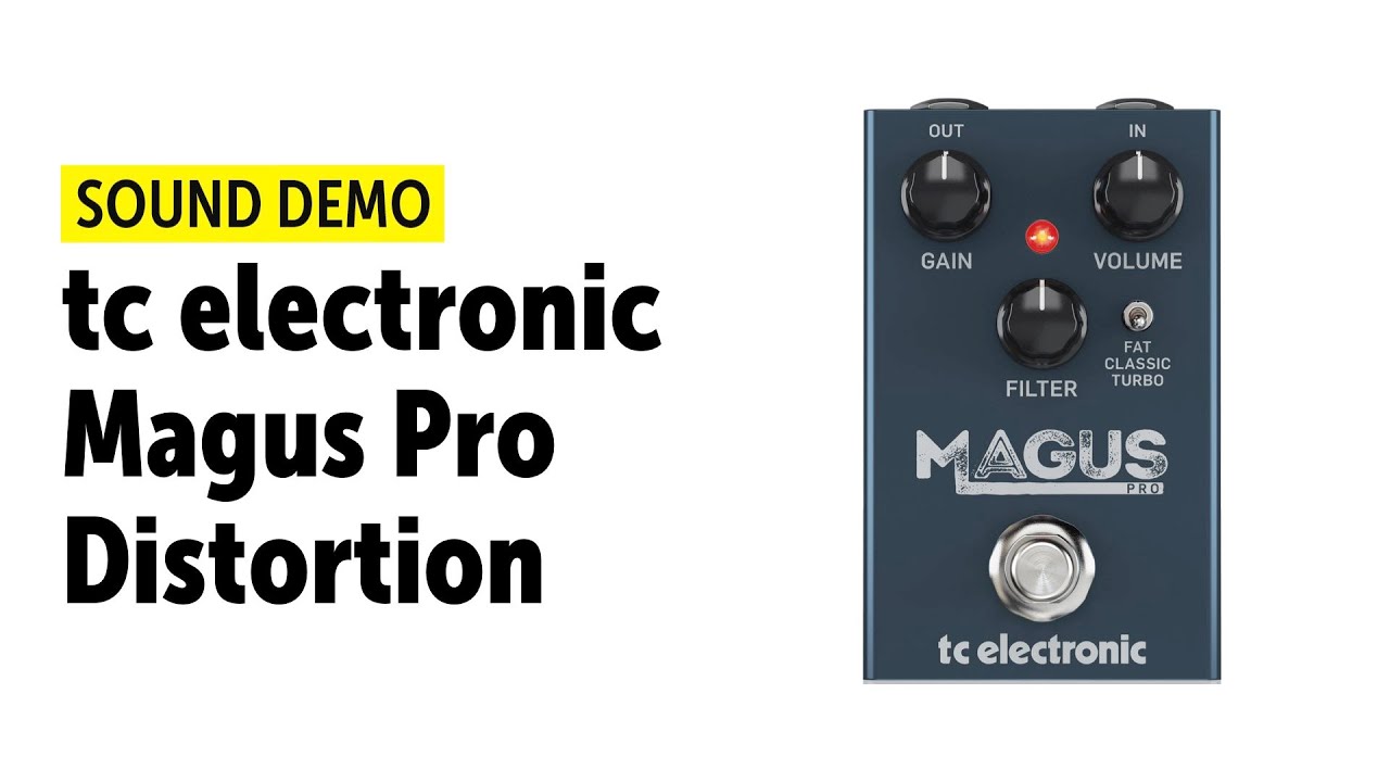 TC Electronic Magus Pro Distortion - Sound Demo and Comparison with the ProCo Rat (no talking)