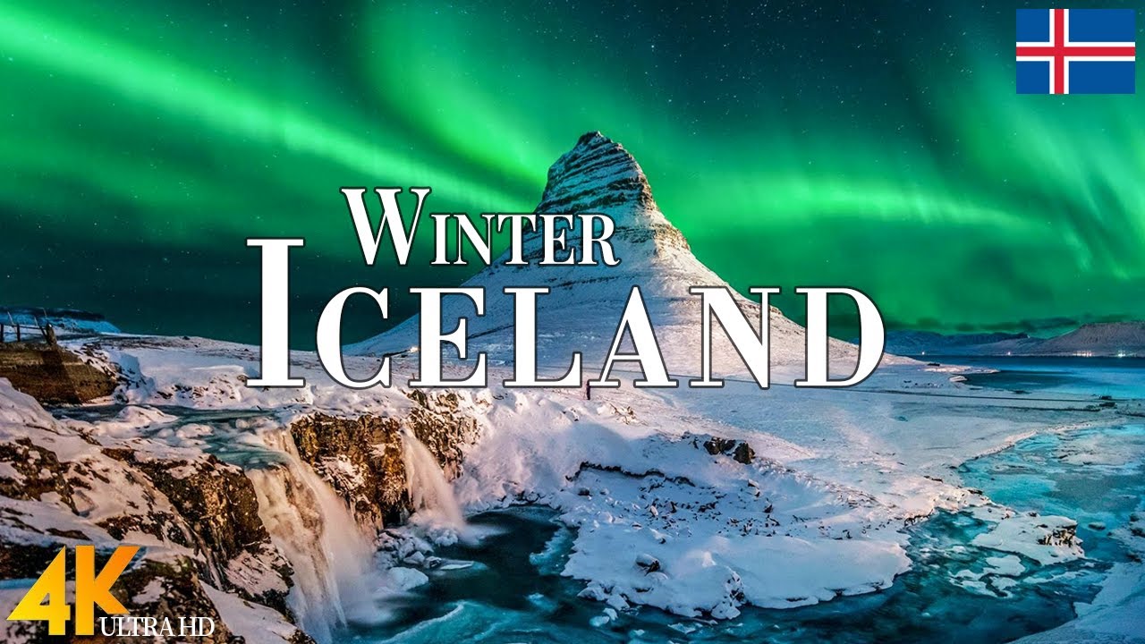Winter Iceland 4K Ultra HD &bull; Stunning Footage Iceland, Scenic Relaxation Film with Calming Music.