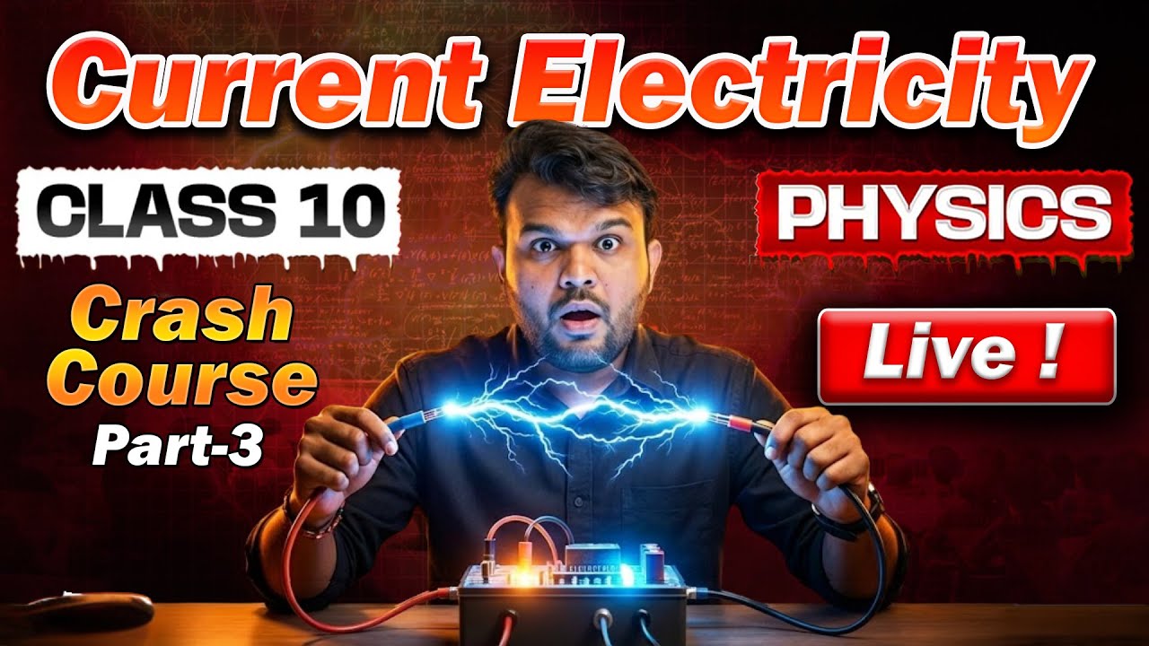 Current Electricity | Class 10 Crash Course 🔥 | Full Concept + Numericals | Newturn Academy LIVE