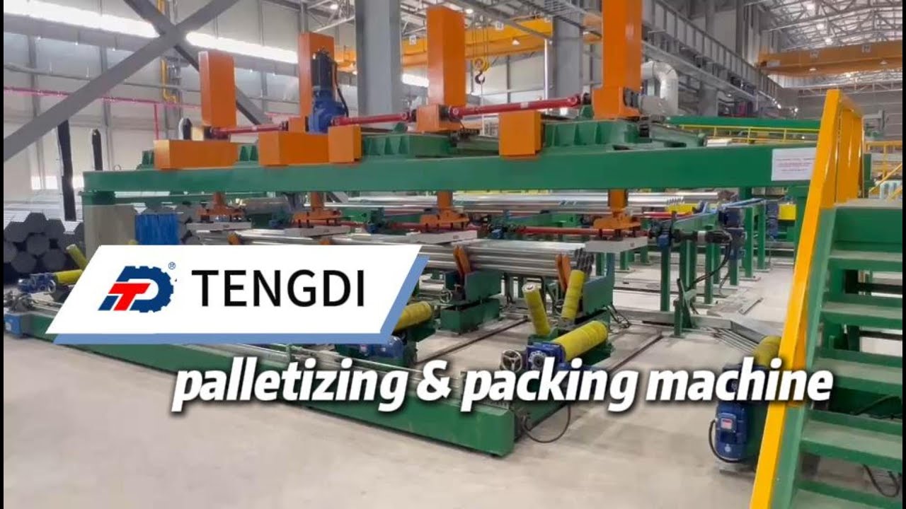 The Final Step in Steel Pipe Production | Packaging & Stacking #pipemill #packingmachine