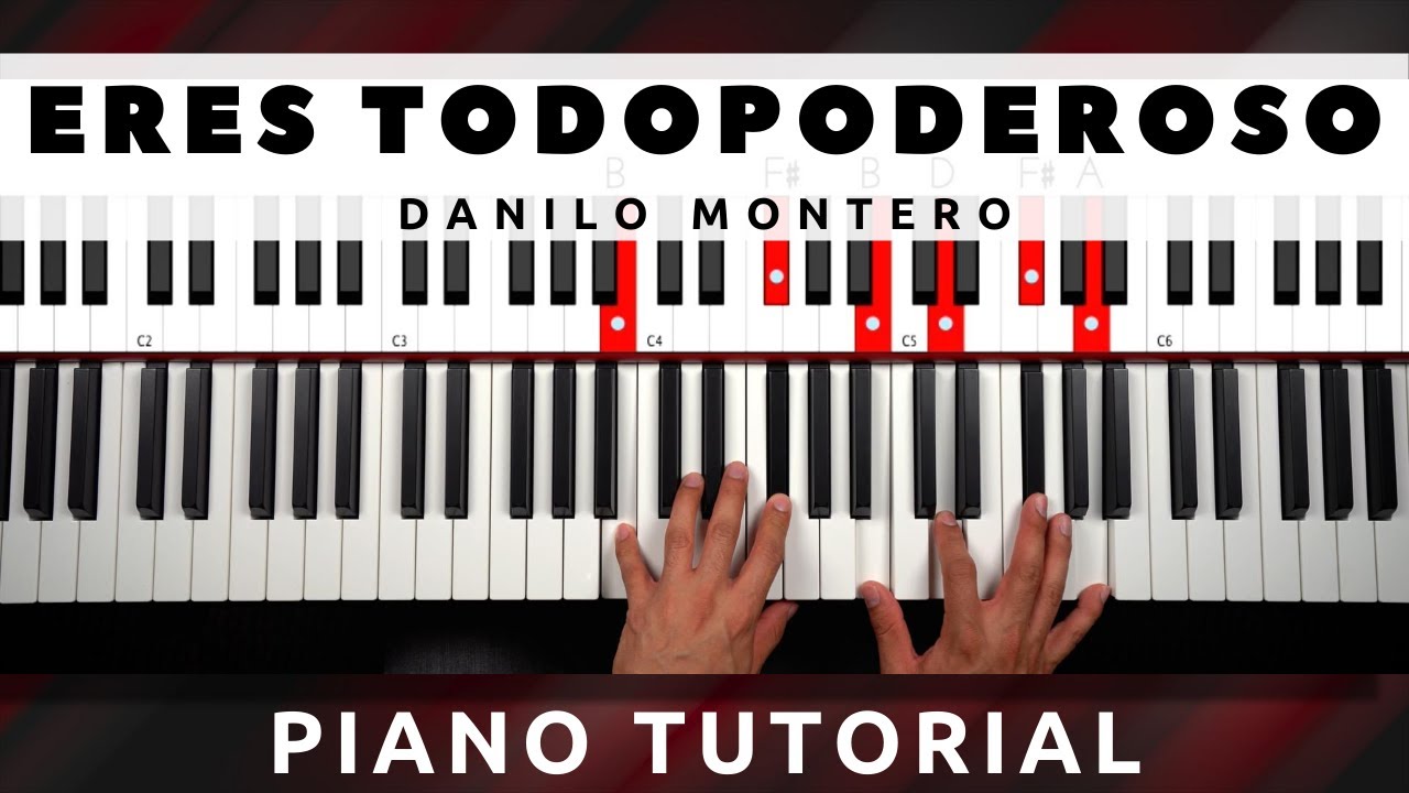 Eres Todopoderoso / El Es El Rey | Danilo Montero | Mi Viaje | Piano Tutorial