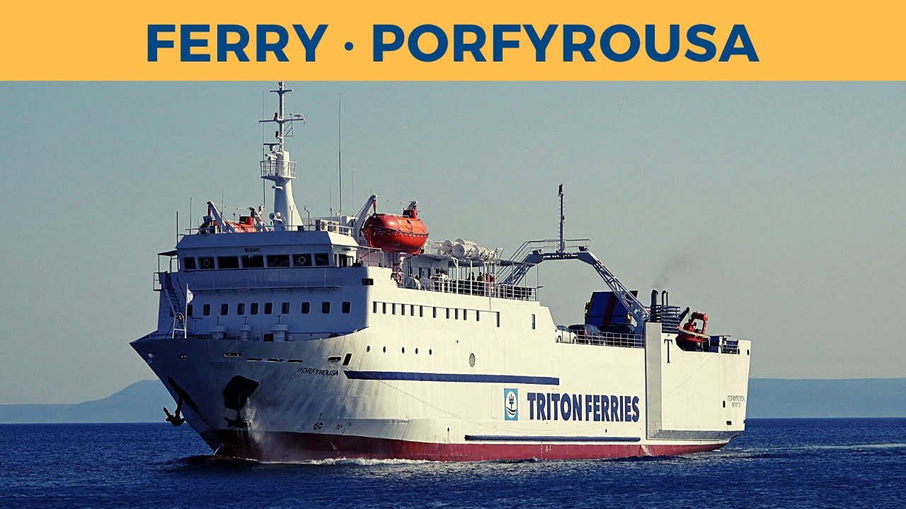 Arrival of ferry PORFYROUSA, Neapoli Voion (Triton Ferries)