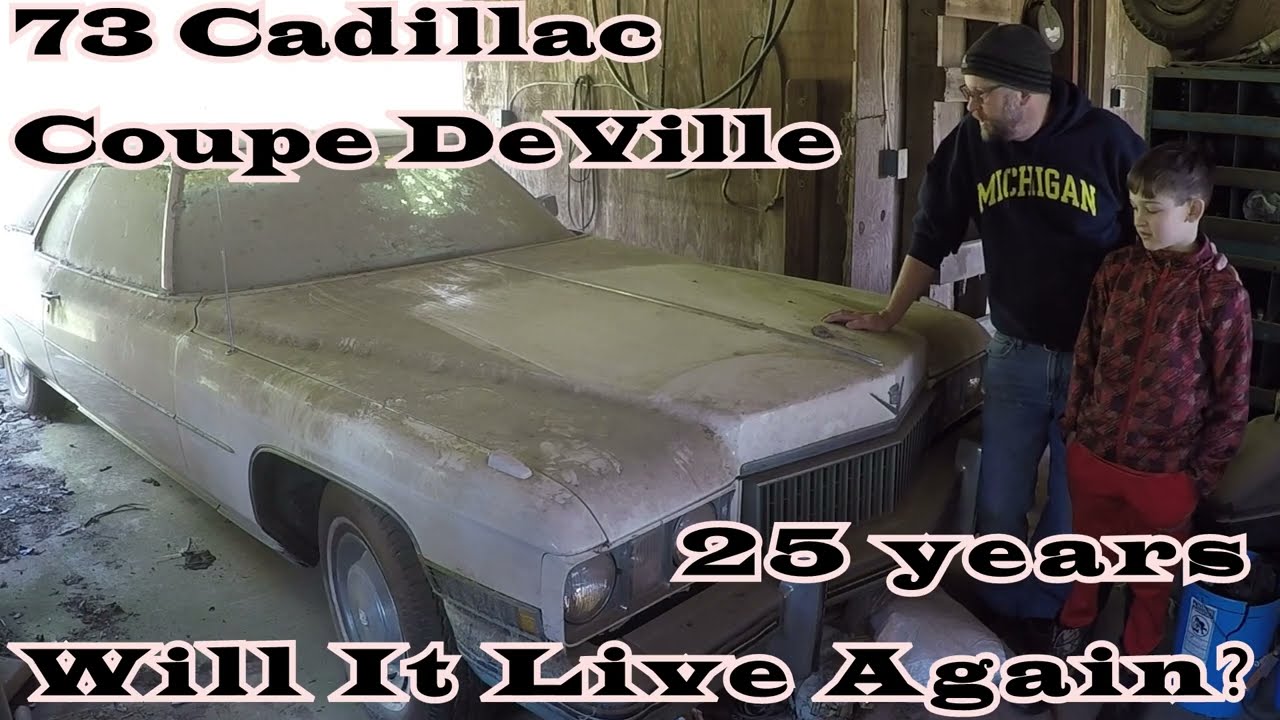 Cadillac Coupe Deville Barn Find Will it Run Start After 25 years