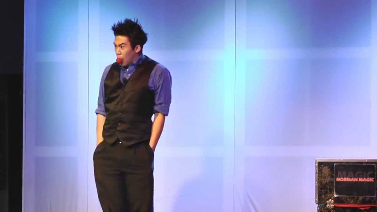 Stage Magic Trick for Kids! - Sponge Balls from Mouth - Norman Ng