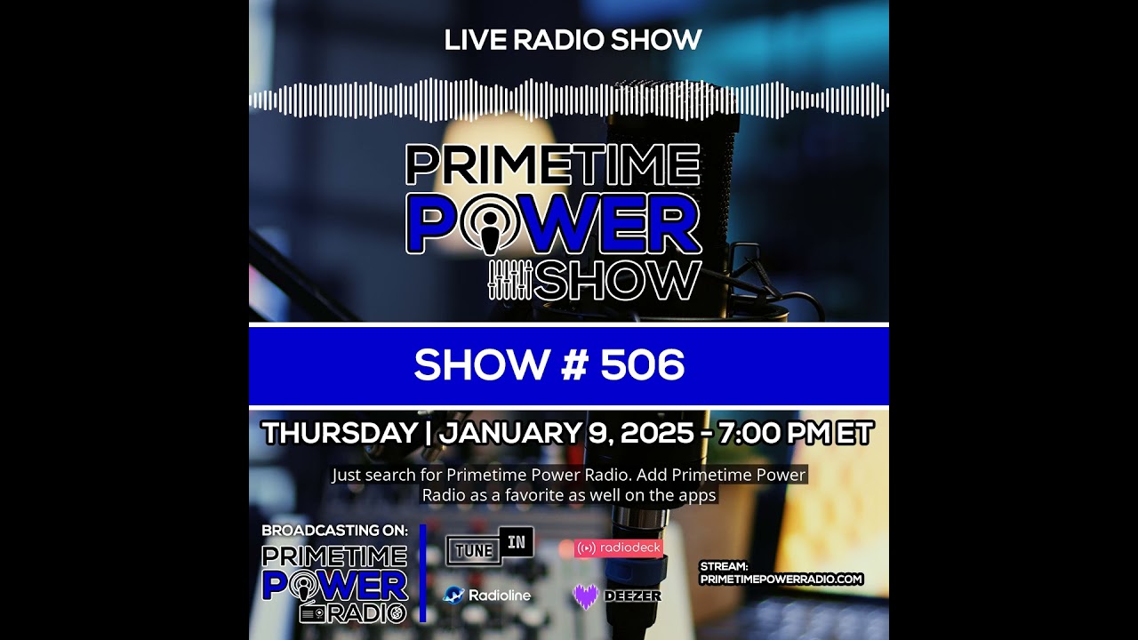 Primetime Power Show | Show # 506 - Upcoming Segments - (Radio Show on Primetime Power Radio)