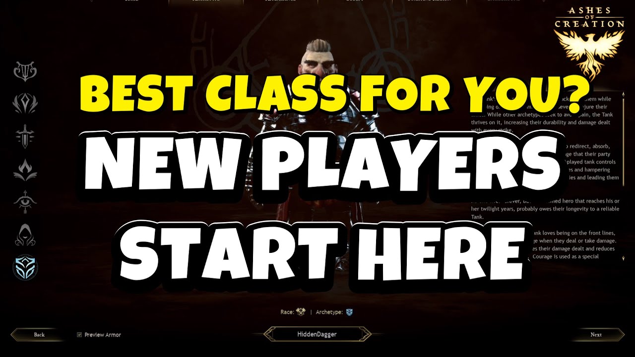 Ashes of Creation Beginner Guide All 8 Archetypes Explained and Ranked