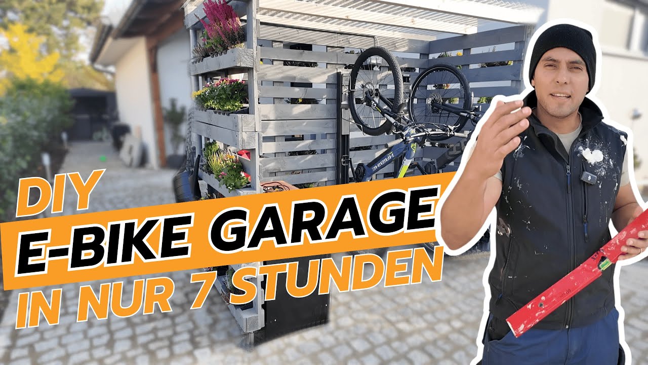 DIY E-Bike Garage in nur 7 Stunden 😅