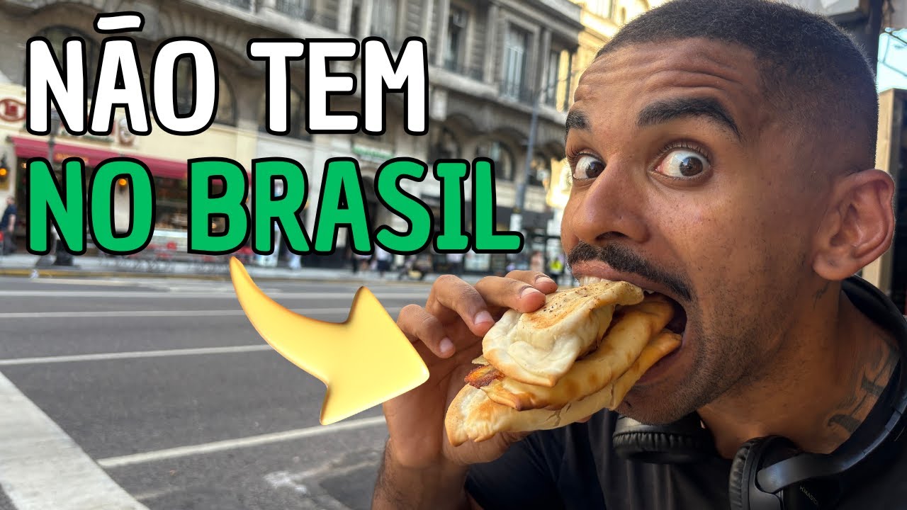 COMIDAS DE RUA MUITO BARATAS NA ARGENTINA 🇦🇷