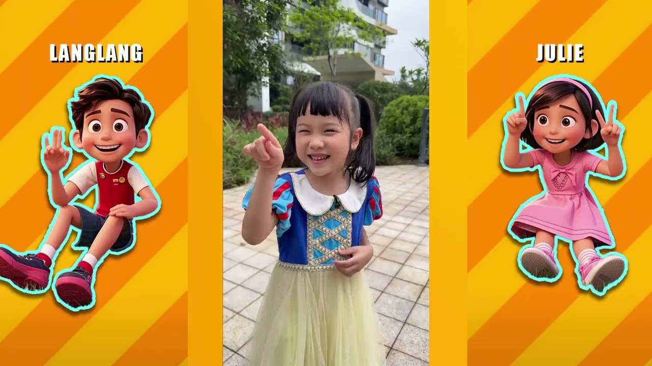 Langlang and Julie's funny compilation.#funny #comedyvideos