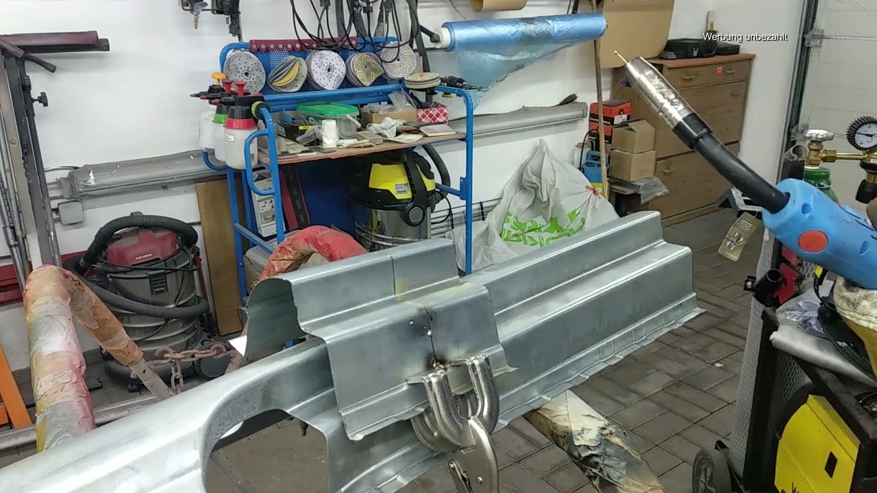 Karosserie Bleche auf Stoß, Cusi3 löten. Weldinger MEW185  Syn Dig, Meine einstellungen.