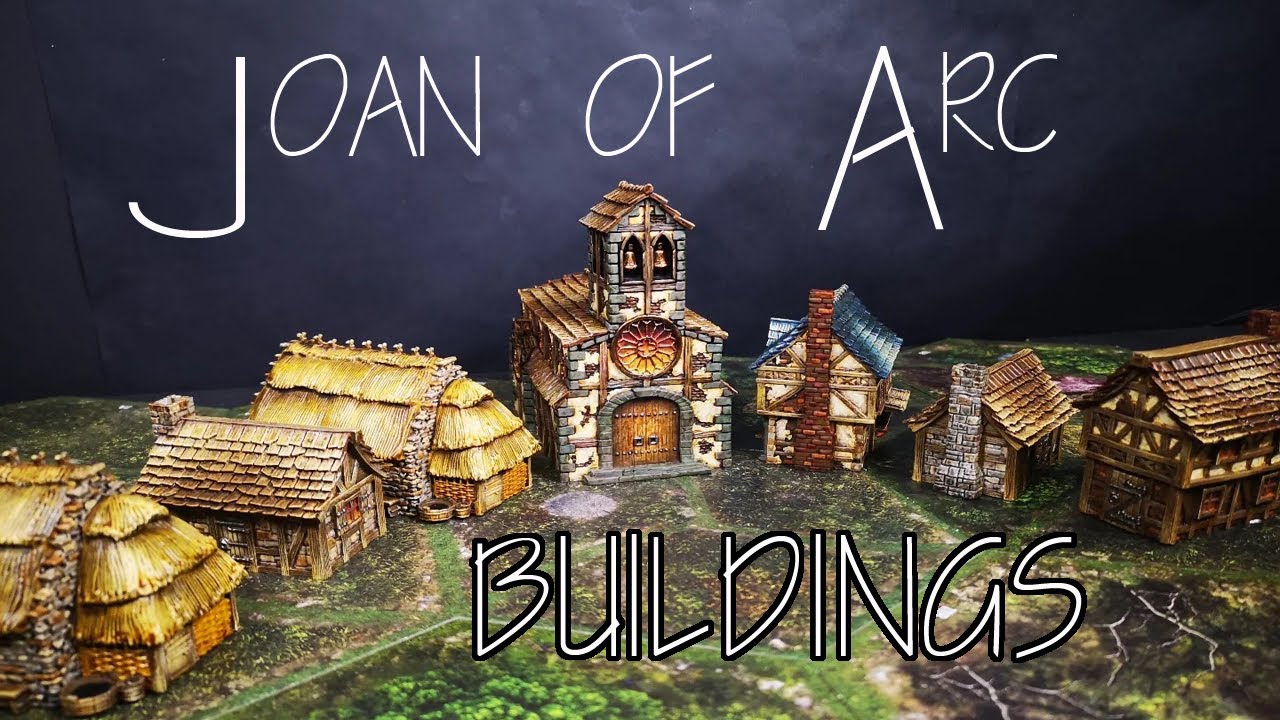 Joan of Arc Painting Series -  Ep 1 - Buildings (Base Game + Teutonic Knights)