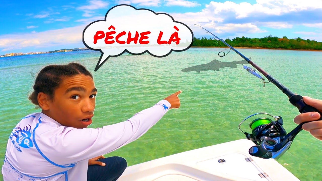 Cet abonné de 13 ans me montre comment pêcher du poisson en Guadeloupe ! Ça devient violent !