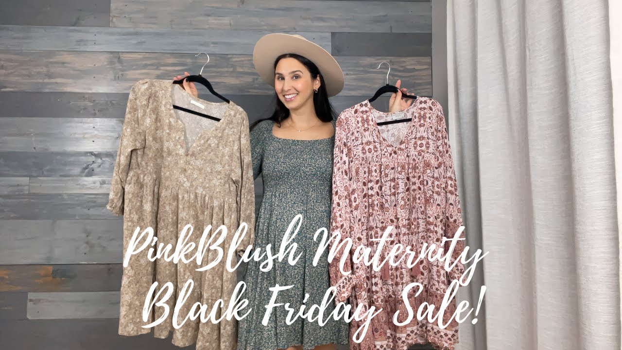 PinkBlush Maternity Black Friday Sale Try-On & Haul | Bisous, Brittany