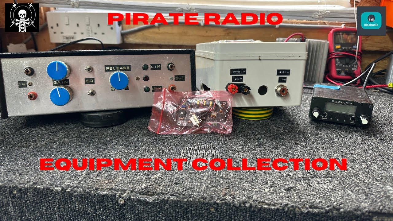 Pirate radio equipment collection