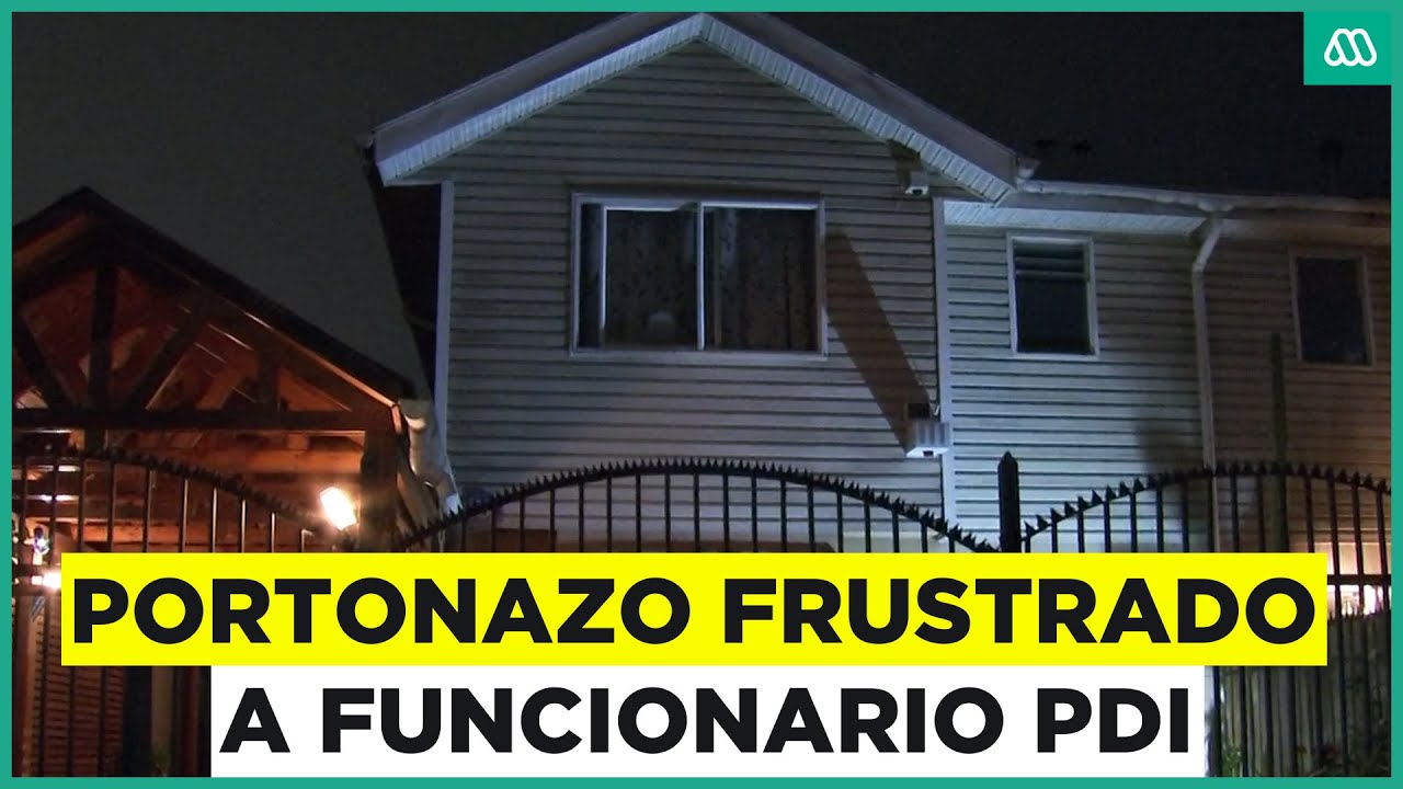 Funcionario PDI fue víctima de intento de portonazo en Maipú: Lo frustró con su arma de servicio