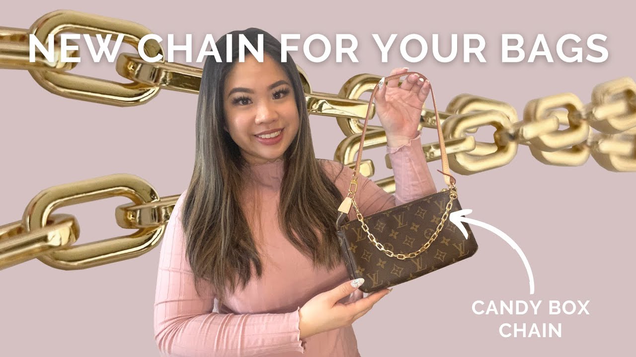 NEW RELEASE: CANDY BOX chain perfect for Louis Vuitton bags | NextFashion