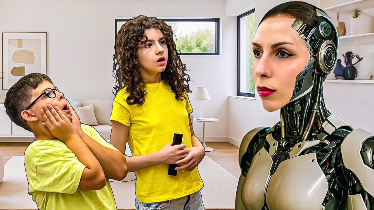 ESMANUR VE YENİ ROBOT!!! Esmanur ve Sara