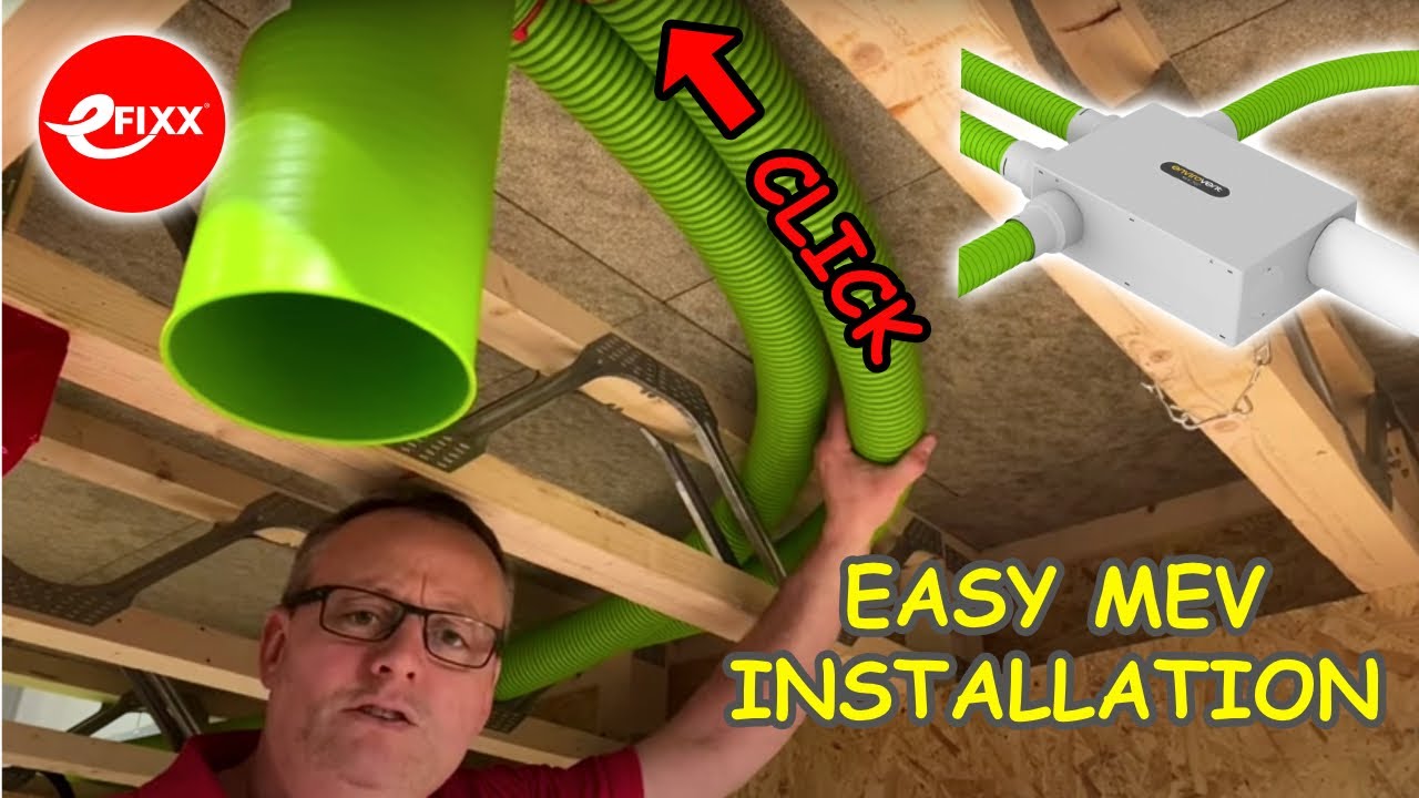 WHOLE HOUSE VENTILATION is EASY with the MEV Fans & Fast Track ducting from ENVIROVENT