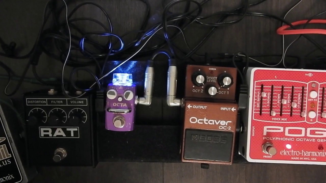 PlugNPlay (PNP): Hotone Octa comparison with EHX POG2 and Boss OC2