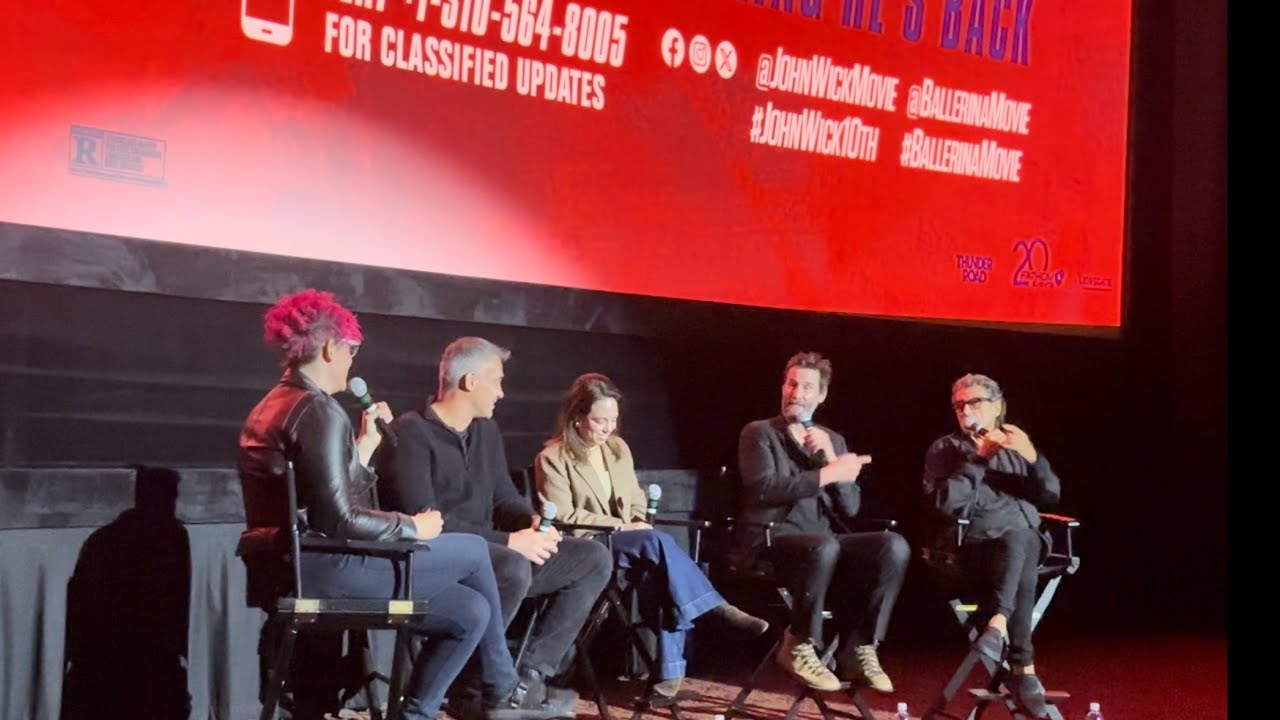 John Wick 10th Anniversary Q&A w/ Keanu Reeves, Ian McShane, Chad Stahelski and Erica Lee