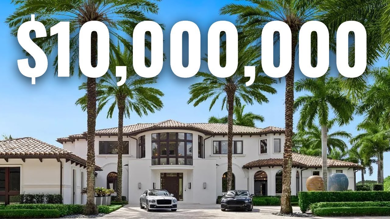 Inside a NEW MODERN $10,000,000 MANSION in Boca Raton South Florida (Luxury Property Tour)