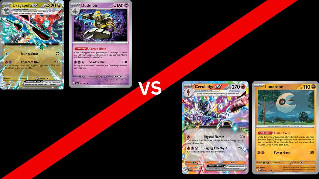 Pokémon TCG Locals: Dragapult Dusknoir vs Ceruledge Rocks